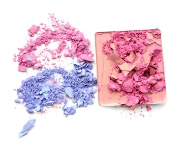 ezilmiş kaptırdın izole üzerinde beyaz arka plan karışık