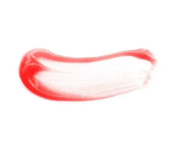 Beyaz izole dudak parlatıcısı — Stok fotoğraf