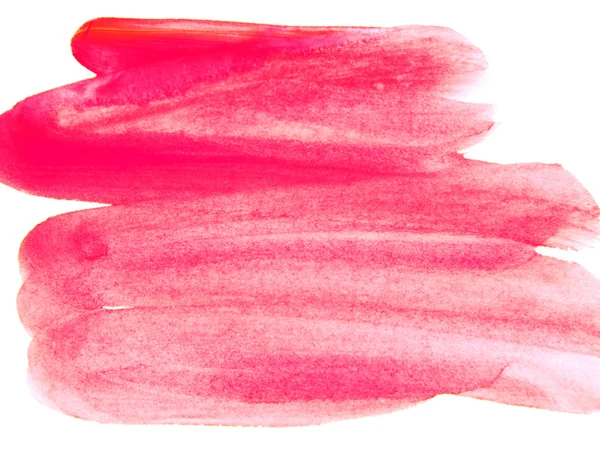 Pennellate ad acquerello rosso con spazio per il proprio testo — Foto Stock
