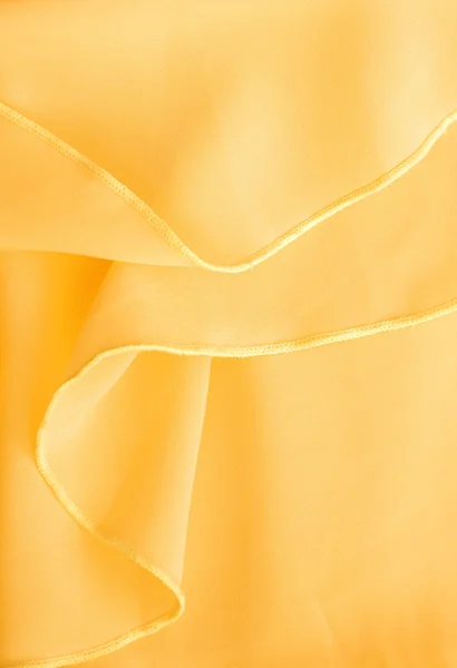 Yellow Cloth Background with pattern ripple. — Stock Photo, Image