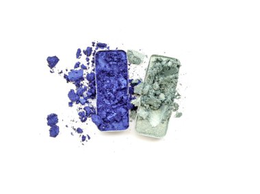 güzel parlak göz gölgeler beyaz izole