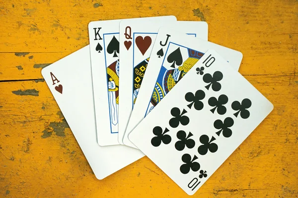 Фулл хаус в покере — стоковое фото