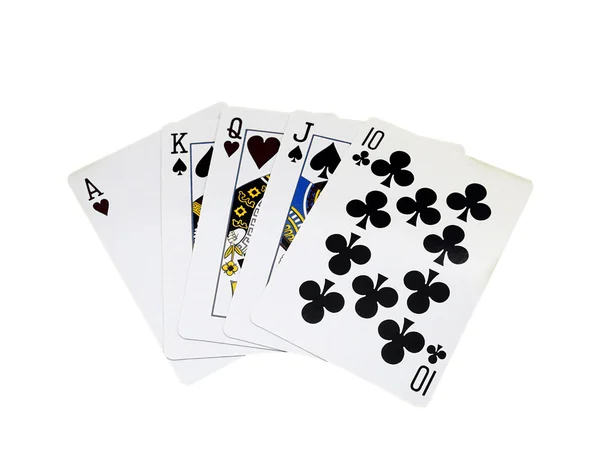 Full house, poker — Stock Photo, Image