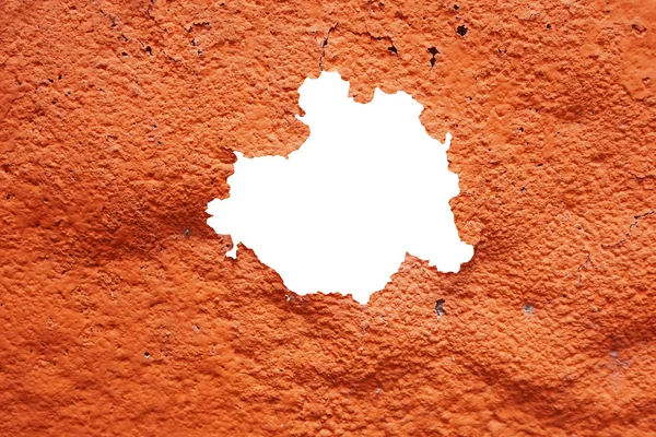 Bakgrund av gamla orange målad vägg — Stockfoto