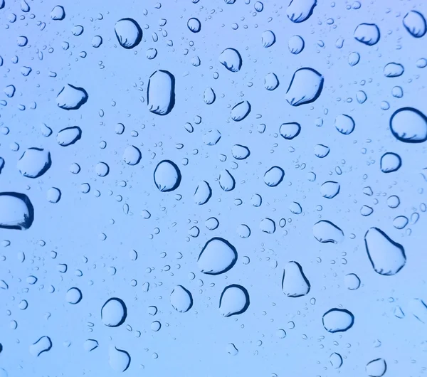 Gotas de agua azules — Foto de Stock