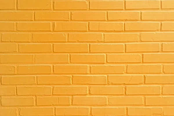 Textura de parede de tijolo amarelo — Fotografia de Stock