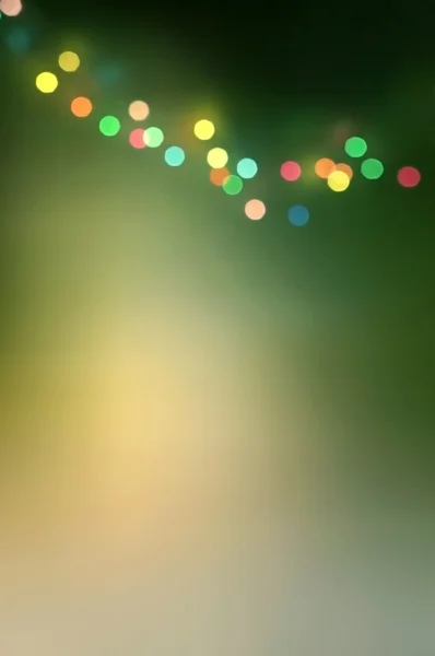 Colourful Glowing Christmas Lights — Stock Photo, Image