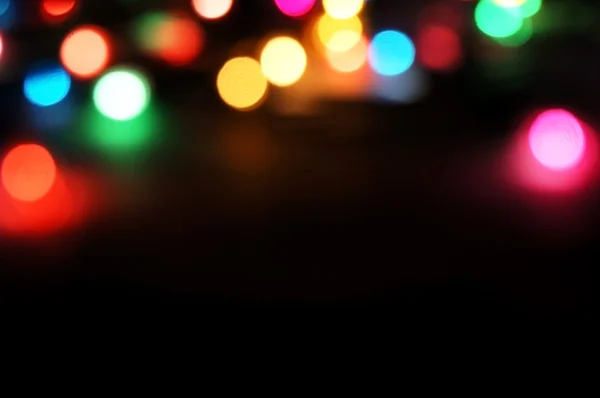 Blured färgglada lighhts bakgrund med tomt utrymme för text — Stockfoto