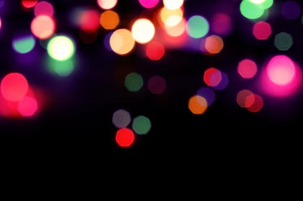 Fondo bokeh circular abstracto de Navidad — Foto de Stock