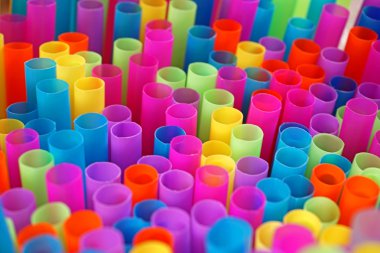 renkli pipet içme arka planı