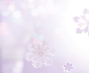 Kış tatili kar tanesi arka plan, Bokeh.