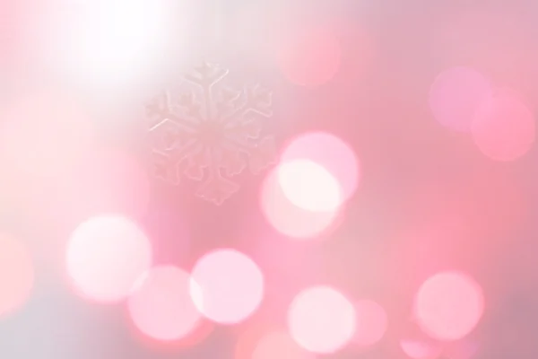 Vacances d'hiver Flocon de neige Fond, Bokeh . — Photo