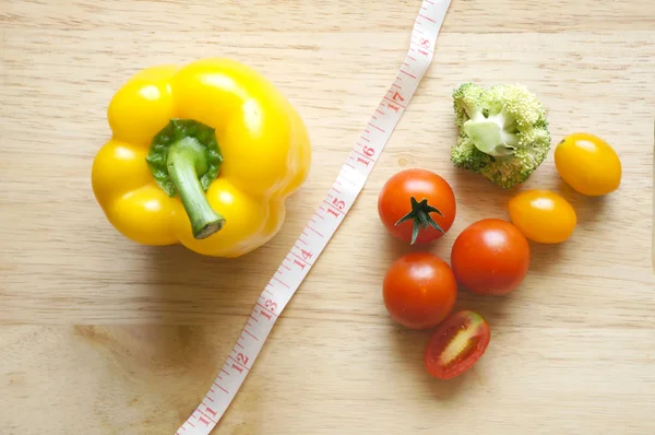 Sayuran di atas meja (konsep diet ) — Stok Foto