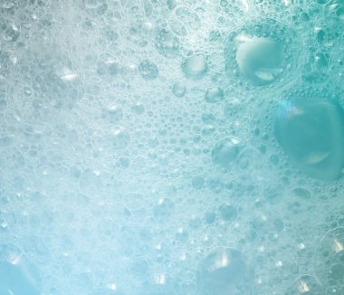 Soapsuds background with air bubbles abstract texture clipart