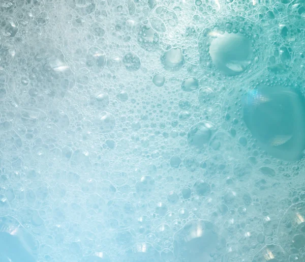 Soapsuds background with air bubbles abstract texture — Stock Photo, Image