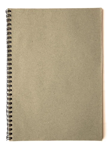 Old note book on white background — Stock Photo, Image