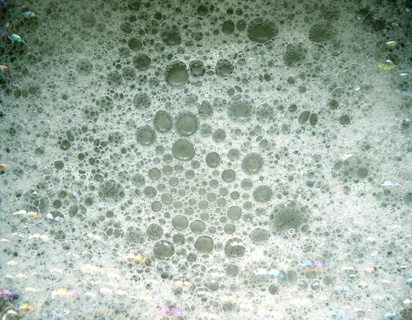 Soap foam and bubbles background — Stock Photo, Image