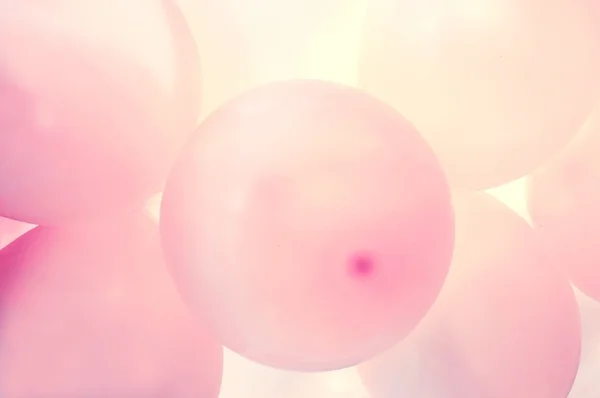 Globos rosados fondo — Foto de Stock