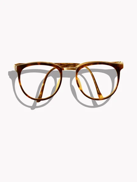 Lunettes de vue et ombre Hipster (ton rétro ) — Photo