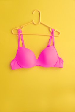 Yaz kavramı, sutyen askısı mavi. (Pop sanat tarzı)