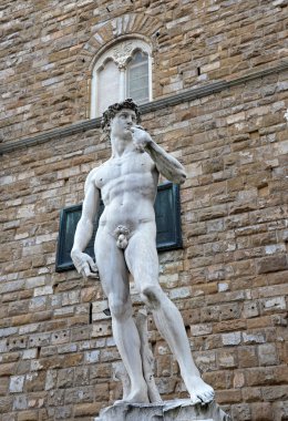 Davut'un heykelinden michelangelo, Floransa, İtalya