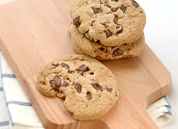 Soubory cookie domácí čokoládovou zmrzlinu — Stock fotografie