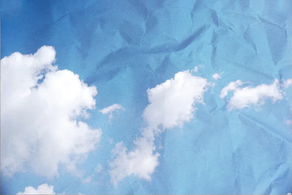Grunge-Bild von blauem Himmel. — Stockfoto