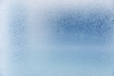 Waterdrop pastel tonları ile yapılmış bir cam üzerinde