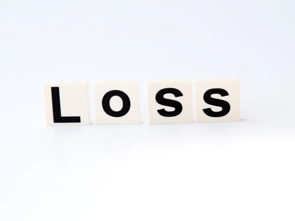 Loss word concept — Stock Photo, Image