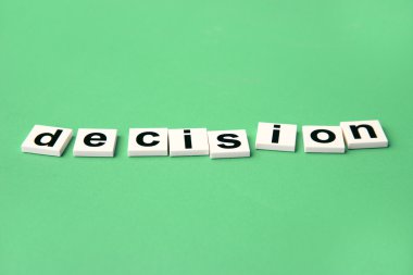 Karar verme, blok alfabe