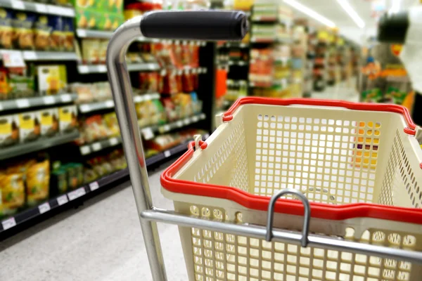 Shopping in supermarket Royalty Free Stock Photos