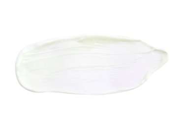 Beyaz güzellik kremi izole beyaz arka plan (kırpma yolu üzerinde inme)