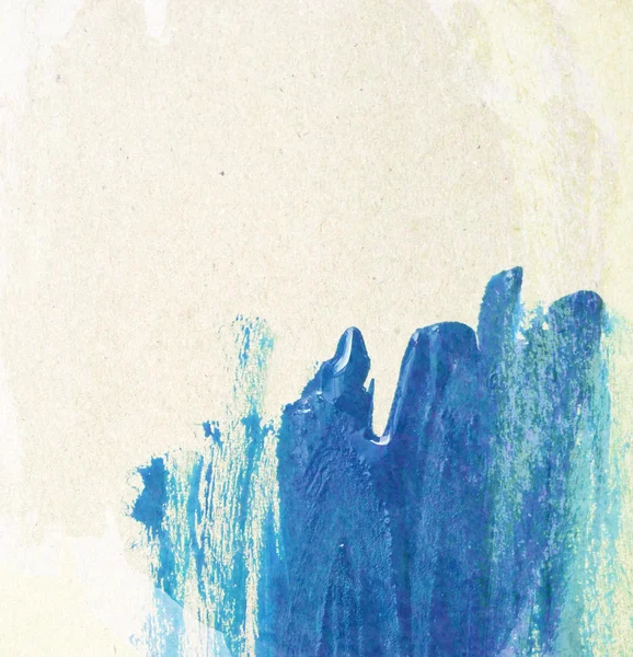 Синяя акварельная кисть для фона — стоковое фото