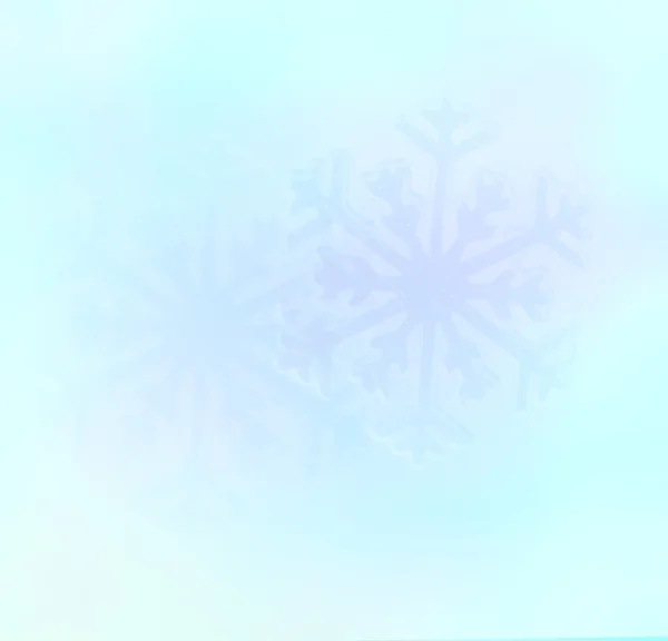 Fiocco di neve bianco su sfondo morbido — Foto Stock