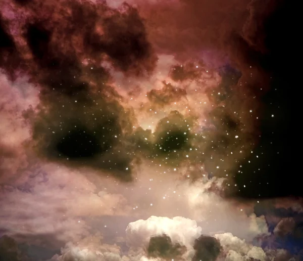Туманность в зодиакальном созвездии Арчера . — стоковое фото
