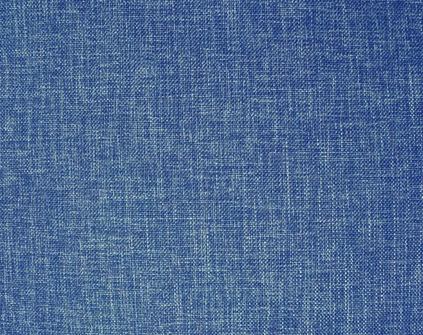 Texture of a blue woven synthetic fabric background — Stock Photo, Image