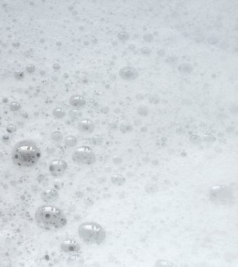 beyaz köpük köpük ile