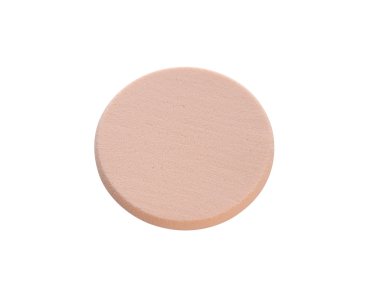 Yüz sünger toz Beyaz (kırpma yolunu izole)