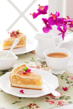 ev yapımı elmalı turta dilimi