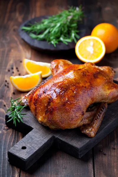 Roast duck in glaze — Stock Photo, Image