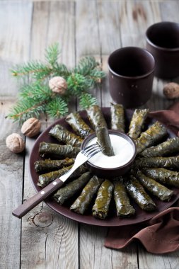 Geleneksel Kafkas çanak Dolma