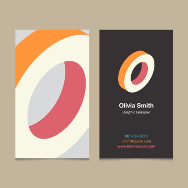 Kartvizit şablonu ile 