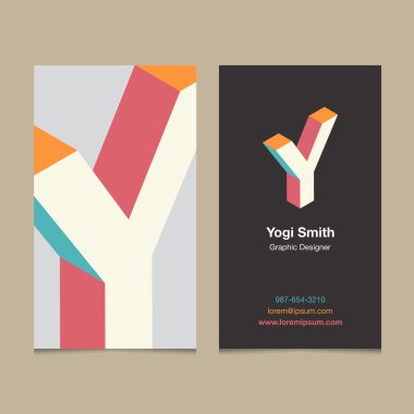 Kartvizit şablonu ile 