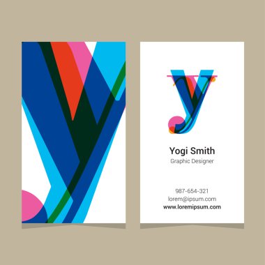 Kartvizit şablonu ile 