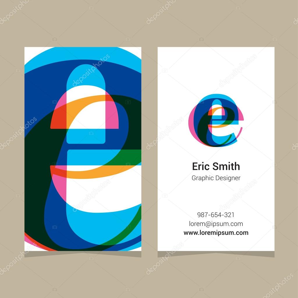 Logo alphabet letter 