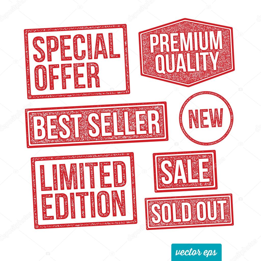 Business  rubber stamp set