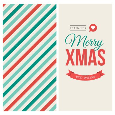 neşeli Noel kartı desen ve etiket