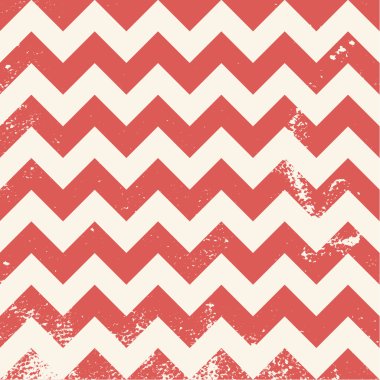 Red chevron pattern with distressed texture clipart