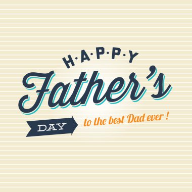 Babalar günü kartı, logo, rozet, işaretler ve sembolü