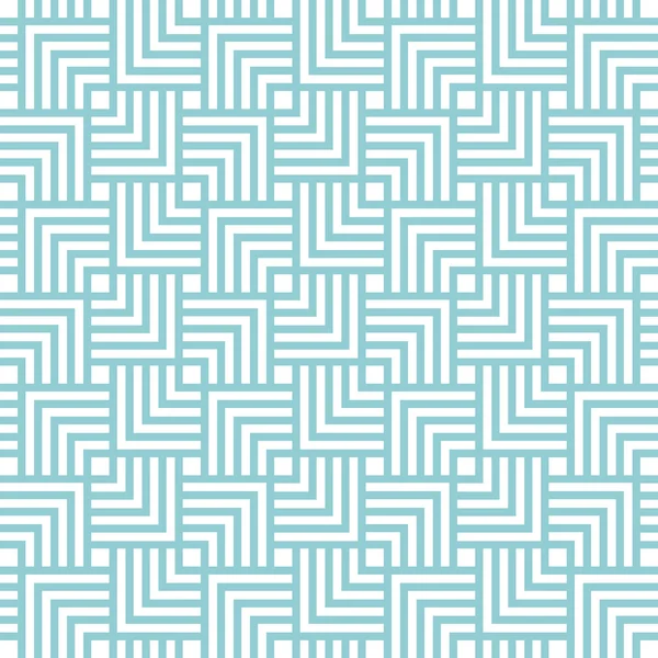 Square chevron pattern background. Vector background blue green — Stok Vektör